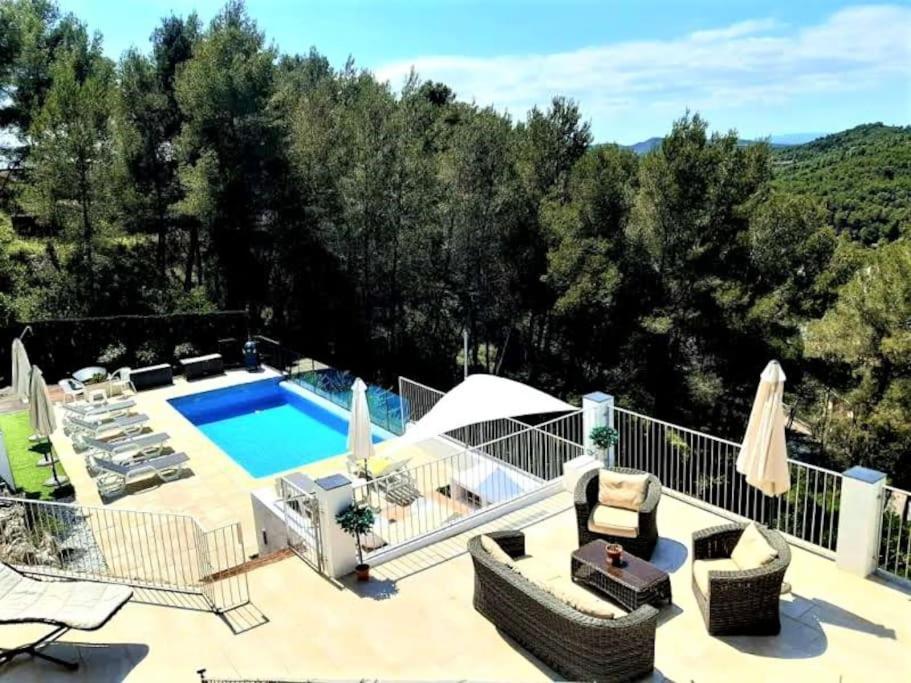 Villa Mur - Espectacular Villa Cerca De Sitges Y Bcn Olivella Ngoại thất bức ảnh